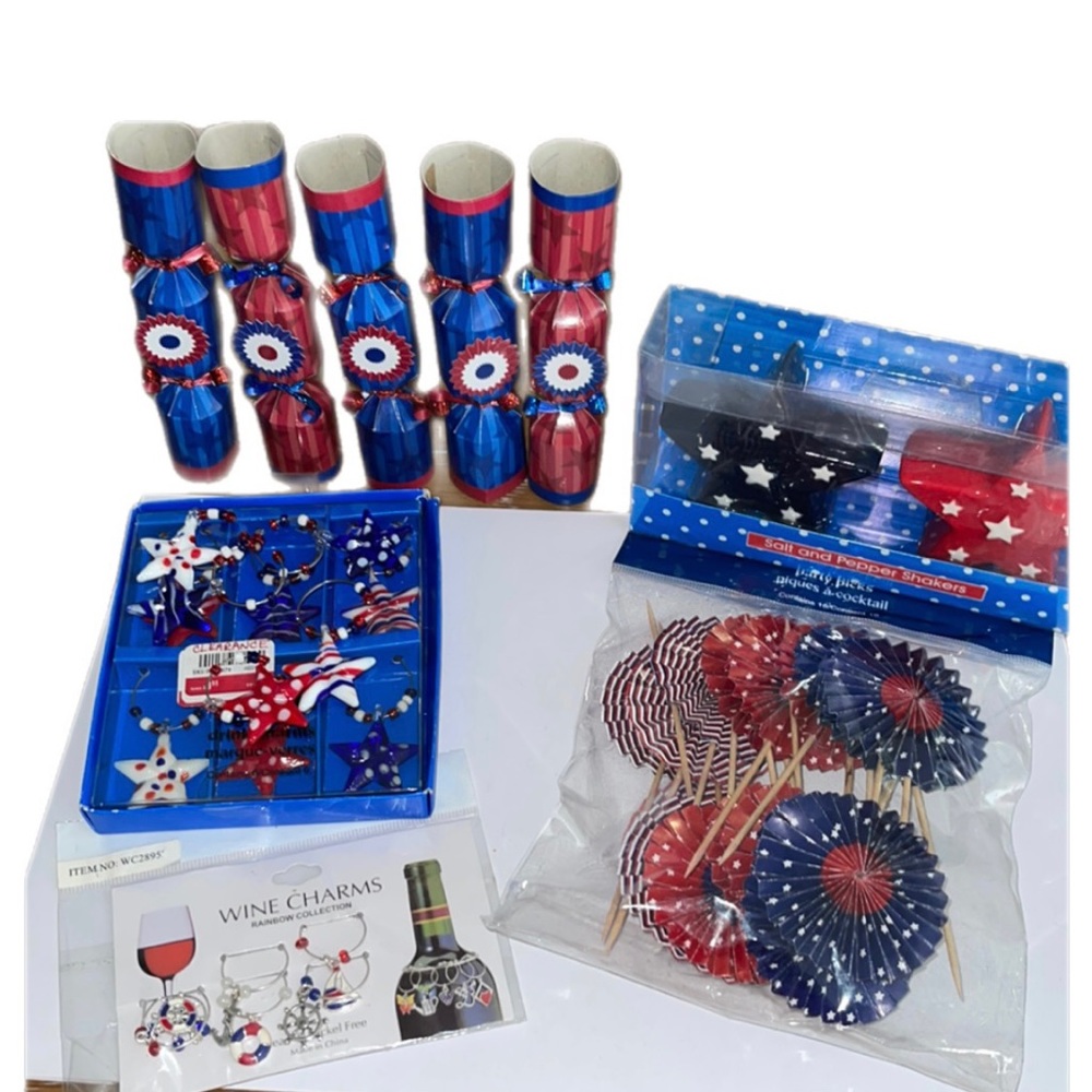 4th of July charms etc.